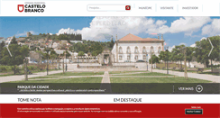Desktop Screenshot of cm-castelobranco.pt
